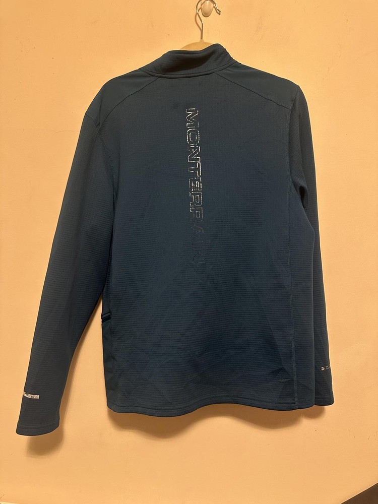 Monterrain Mountain Exploration Blue Long Sleeve Pullover L