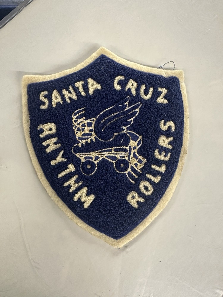 Santa Cruz Rhythm Rollers Patch - Roller Skate Patch - Rare! - Bin 4