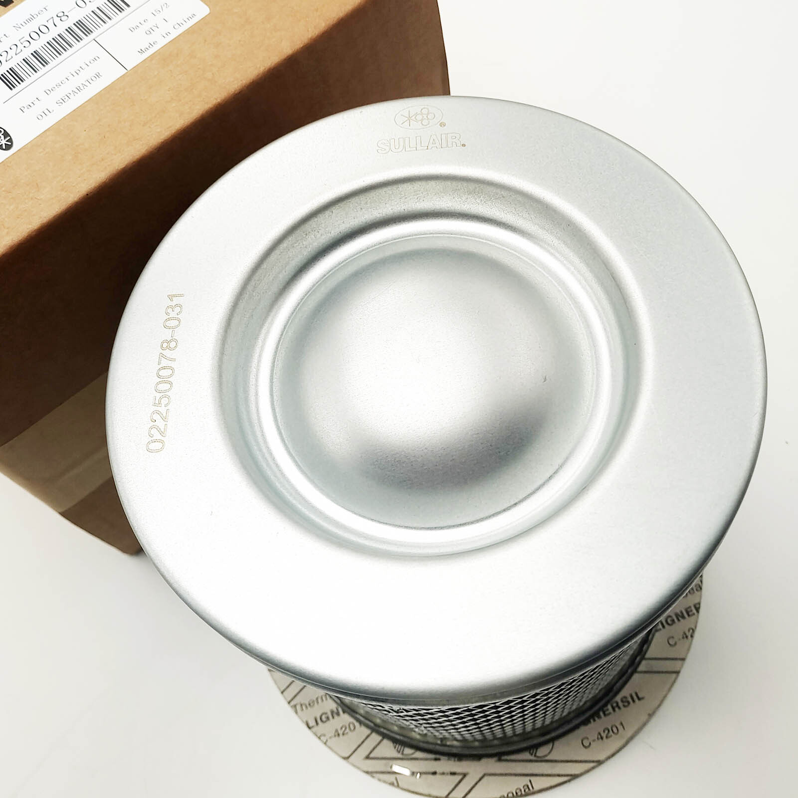 Air/Oil Separator for Sullair 02250078-031 (Also works as:250002-077 250078-029)