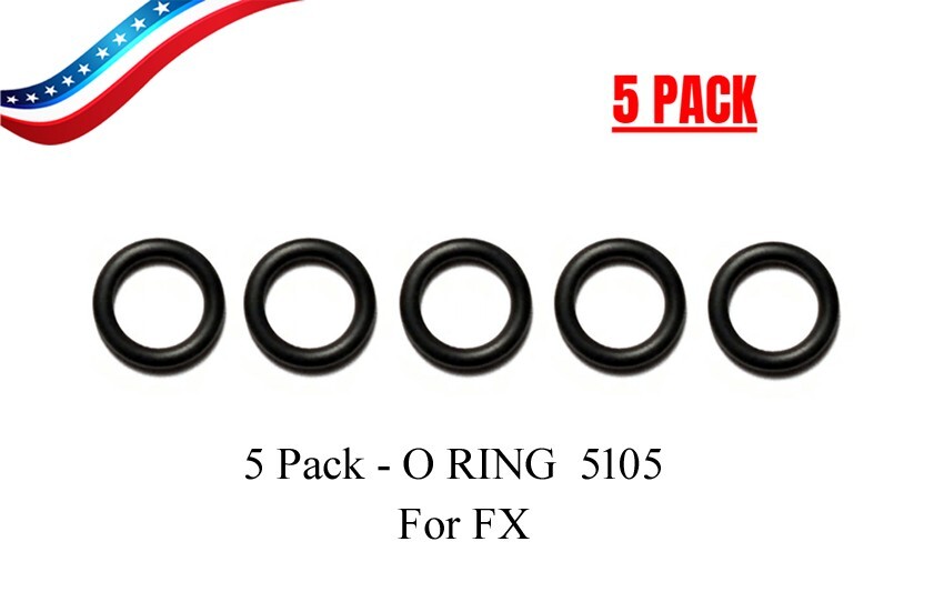 5 Pack - Replacement for Part # 5105 O-Ring for FX