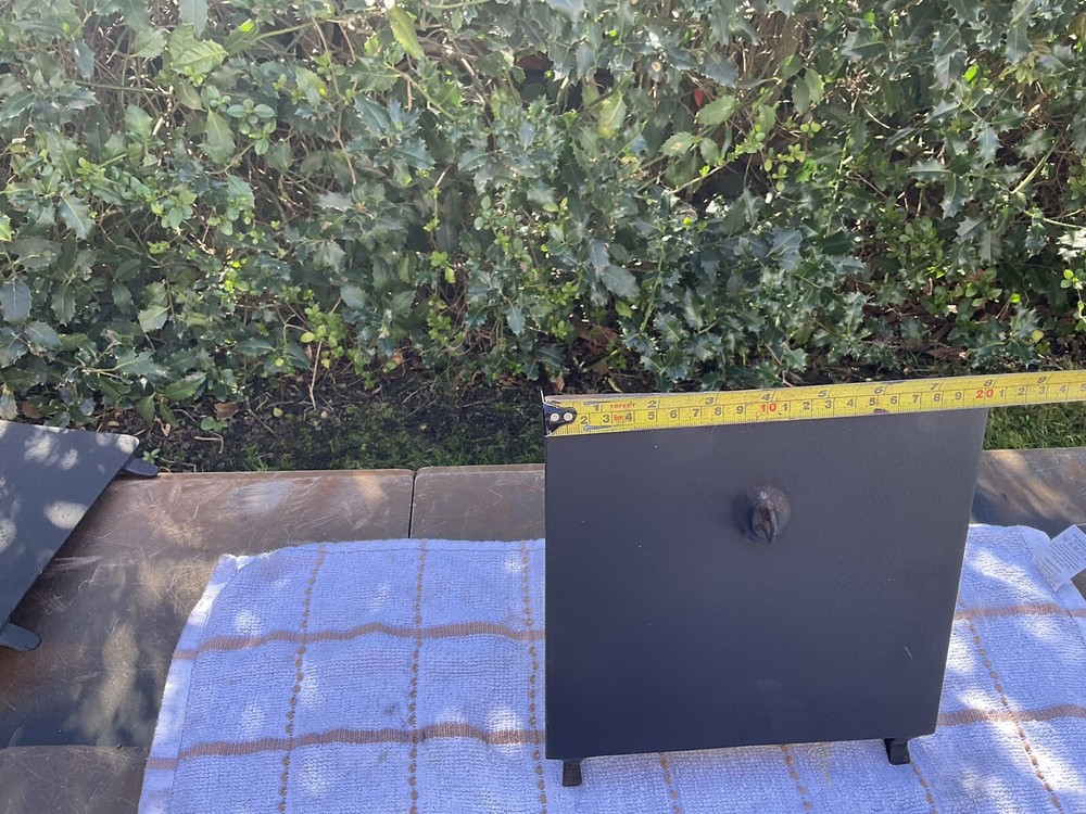 Cast Iron Fireplace Draft Plate - Damper Plate