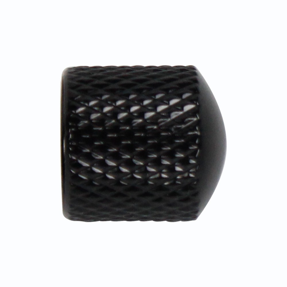 New 12pcs Black Guitar Bass Knobs Volume/Tone Control Dome Metal Knobs