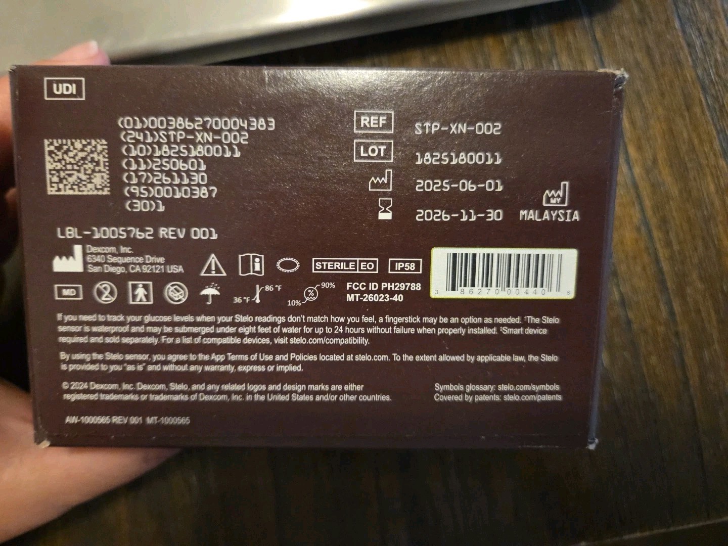 Dexcom Stelo Glucose Kit 1 Box 2 Pack NEW