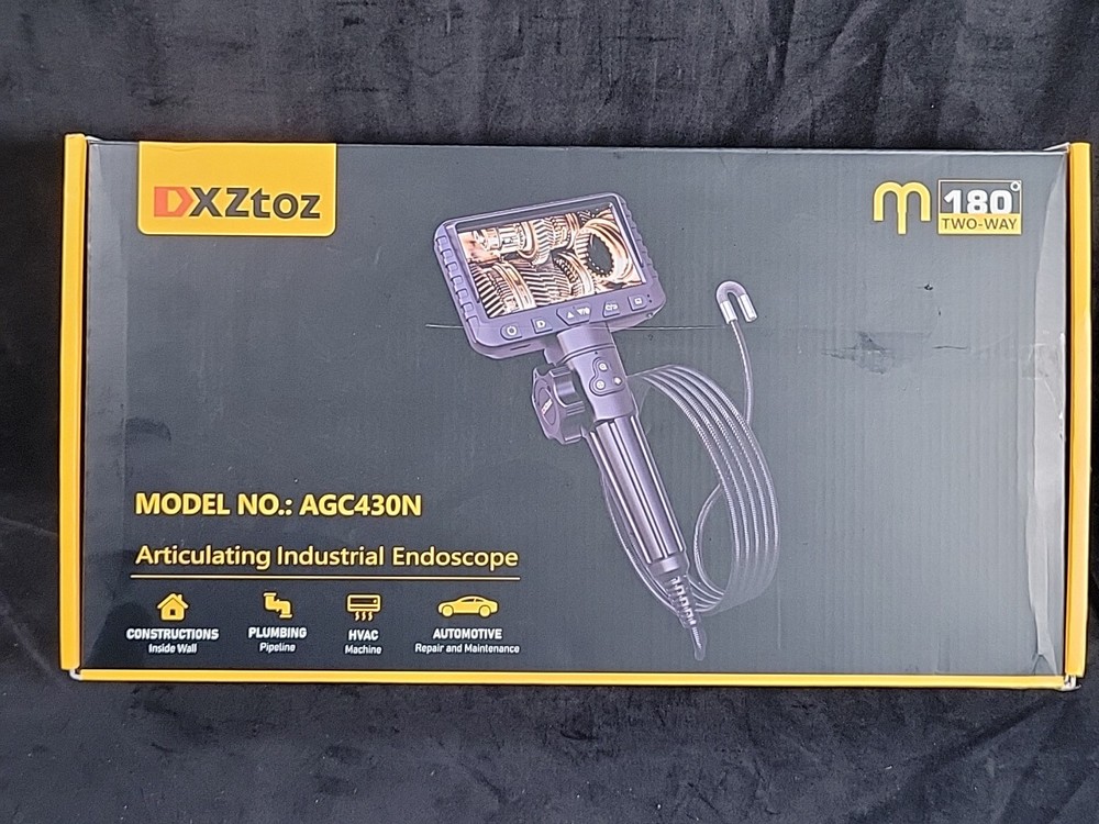 Two-Way Articulating Borescope Camera with Light, 0.33in (IND)
