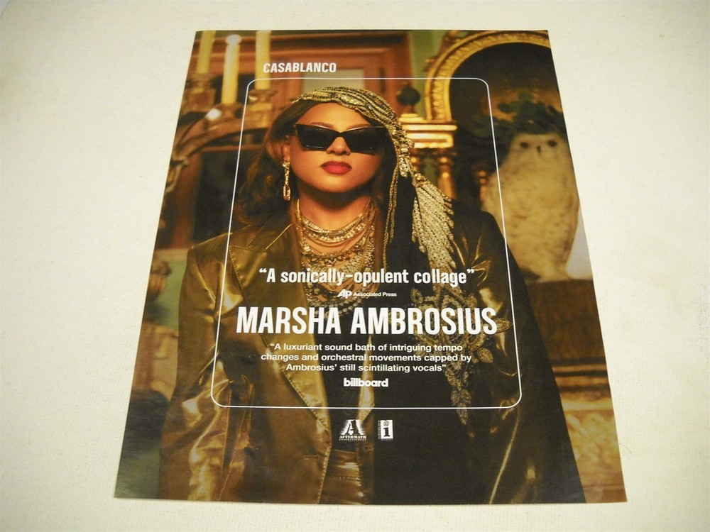 MARSHA AMBROSIUS A luxuriant sound bath... CASABLANCO 2024 Promo Display Ad