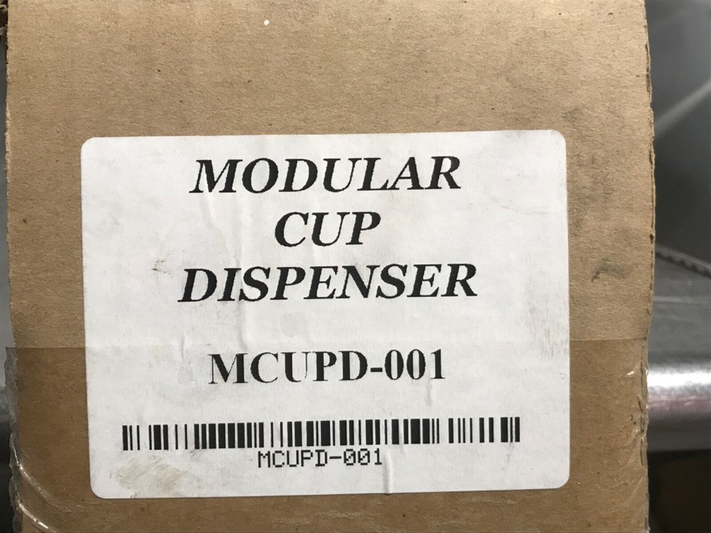 Modular Cup Dispenser Assembly, MCUPD-001. 11A