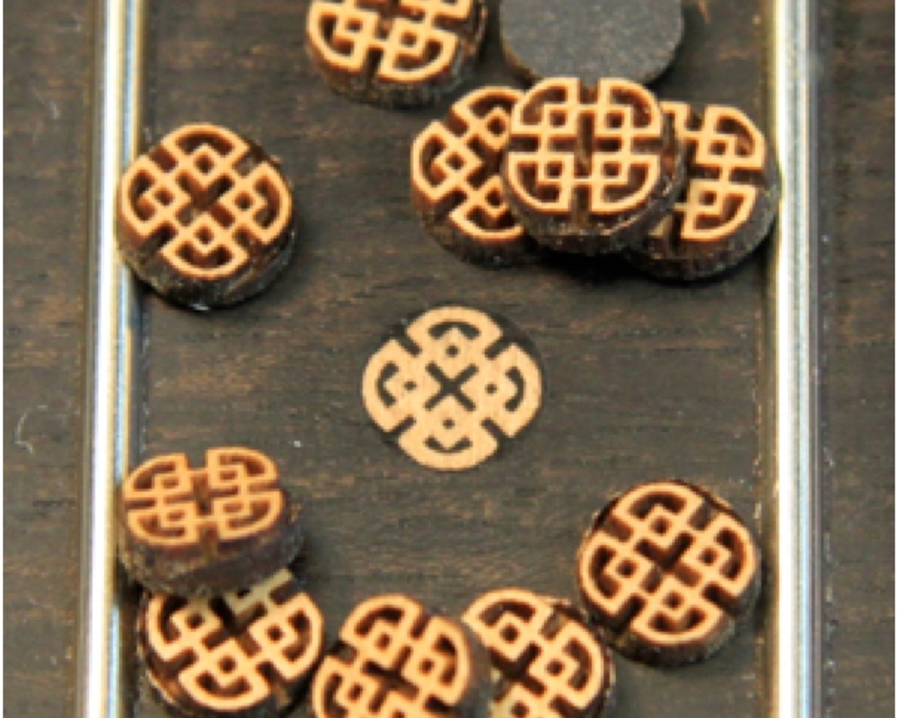 Fretboard Position Markers (10) "Celtic Square"