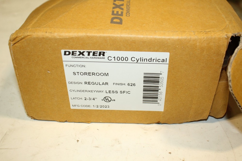 Dexter C1000 Cylindrical Storeroom Door Handle Set