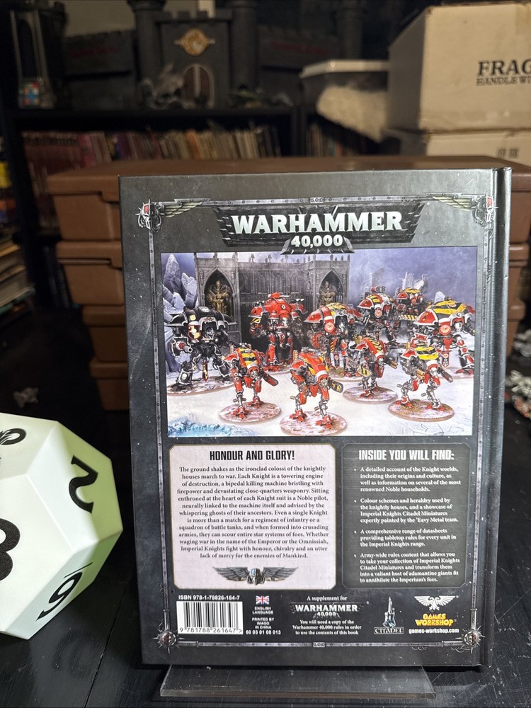 GW Army Book Codex Imperial Knights (8th Ed) EX/NM