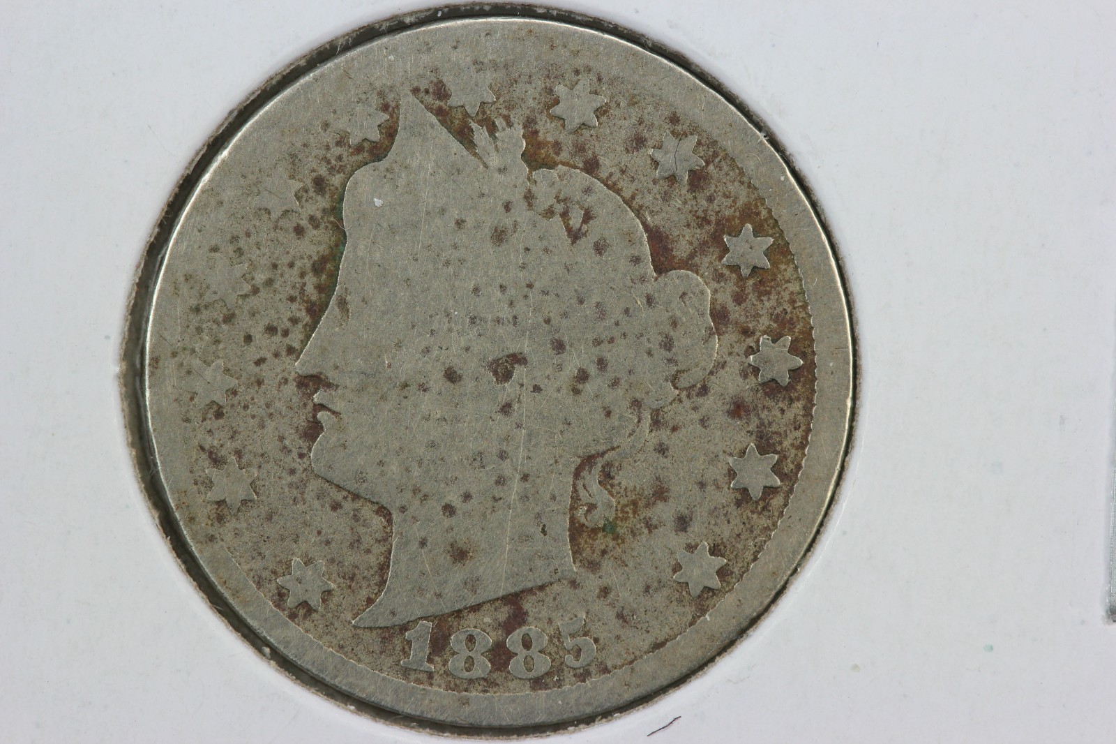 1885 Liberty Nickel Key Date 6FUV