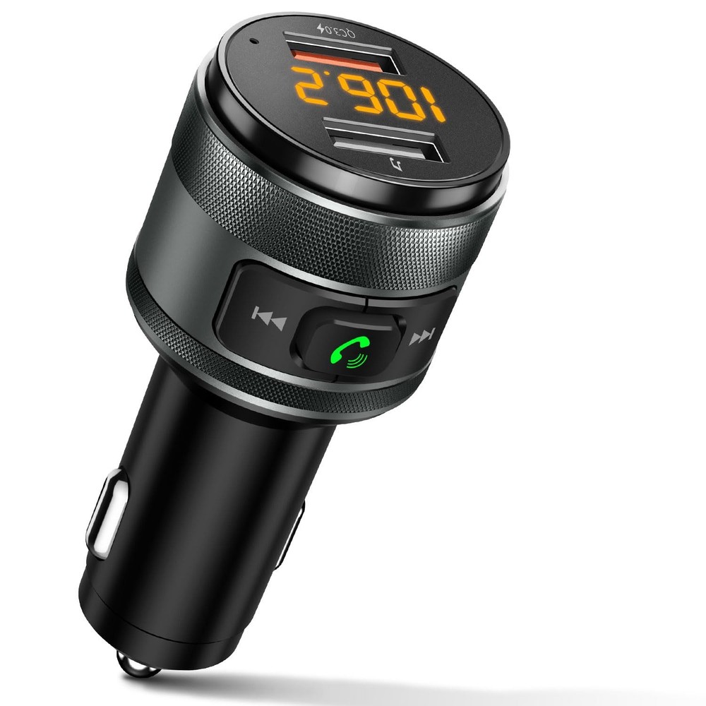 IMDEN Bluetooth 5.4 FM 2018 Updated Version Fm Transmitter, BLACK