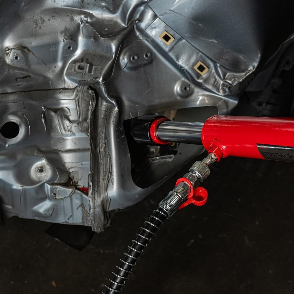 26" Long 10-Ton Hydraulic Pull Back Ram for Porta Power Frame Machine Puller ...