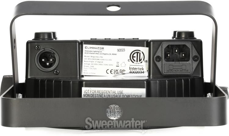 Eliminator Mega Flat Hex L Pak4 LED PAR Light Kit