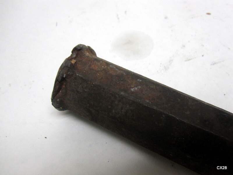 DAMAGED 15.75" Masonry Flat Head Chisel 1.25"Head