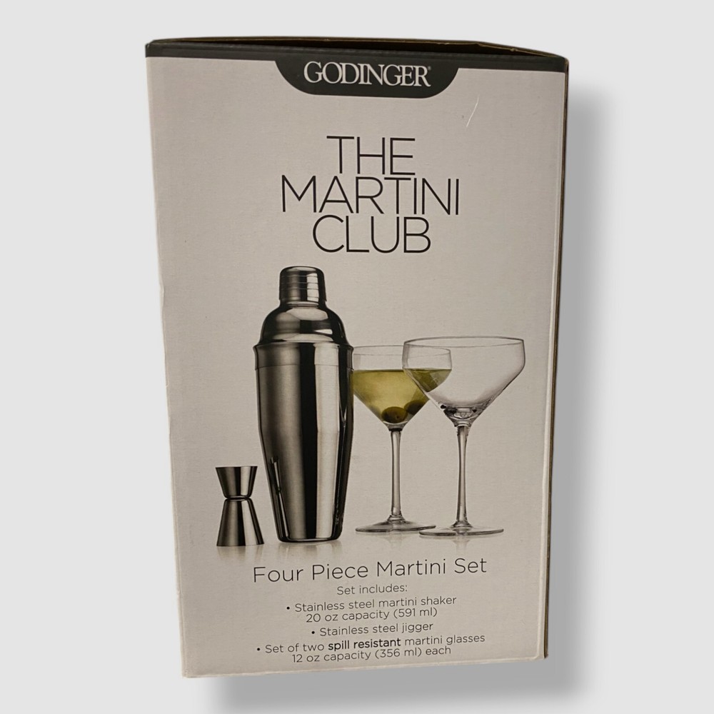 Godinger Silver Remington Martini Set