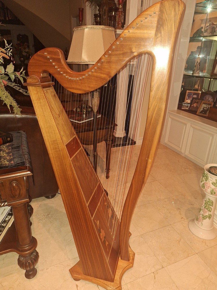 custom made Floor Harp 34 strings