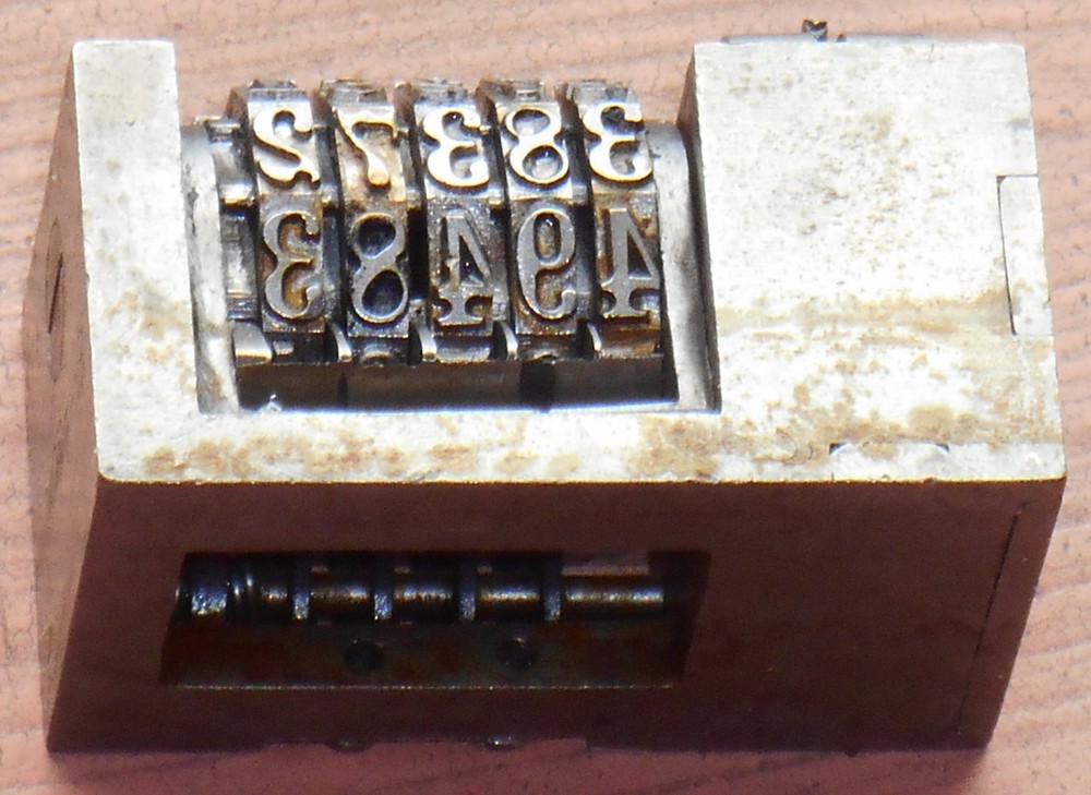 Letterpress Numbering Machine (NATIONAL )