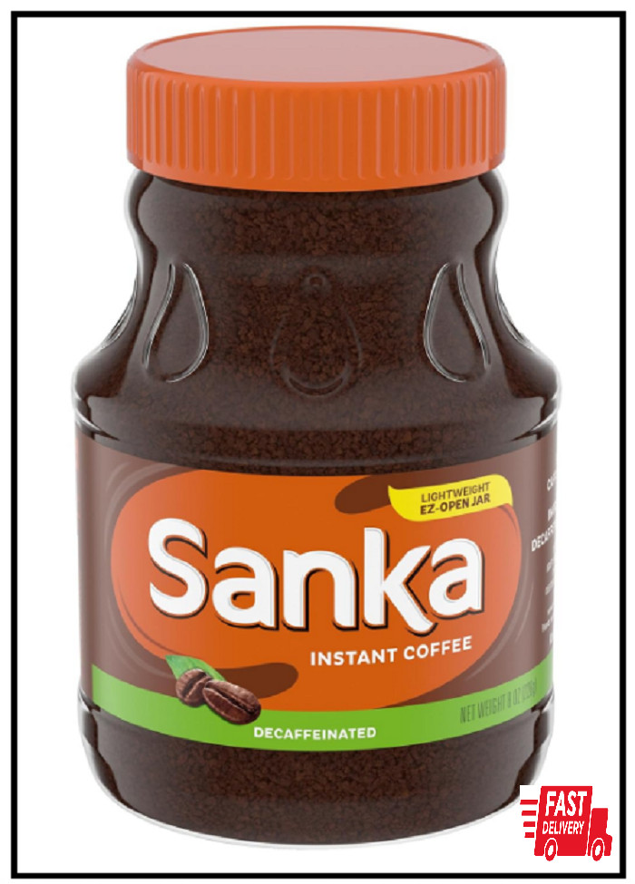 Sanka Decaf Instant Coffee, 8 oz Jar