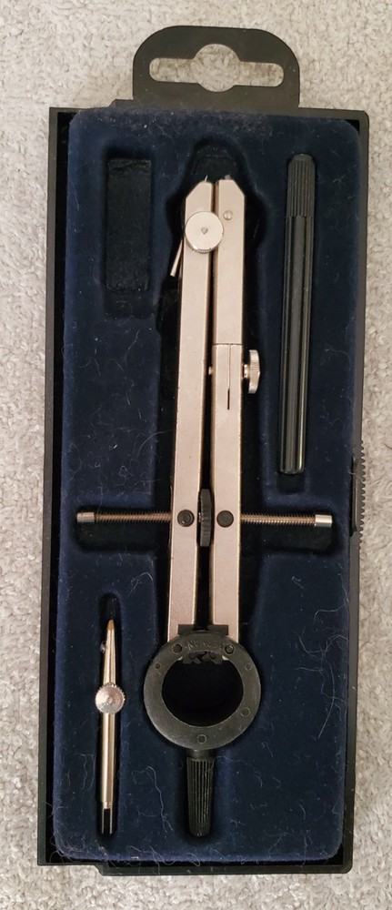 ALVIN Compass Basic Bow Combination Compass with Ruler Pen Model 505