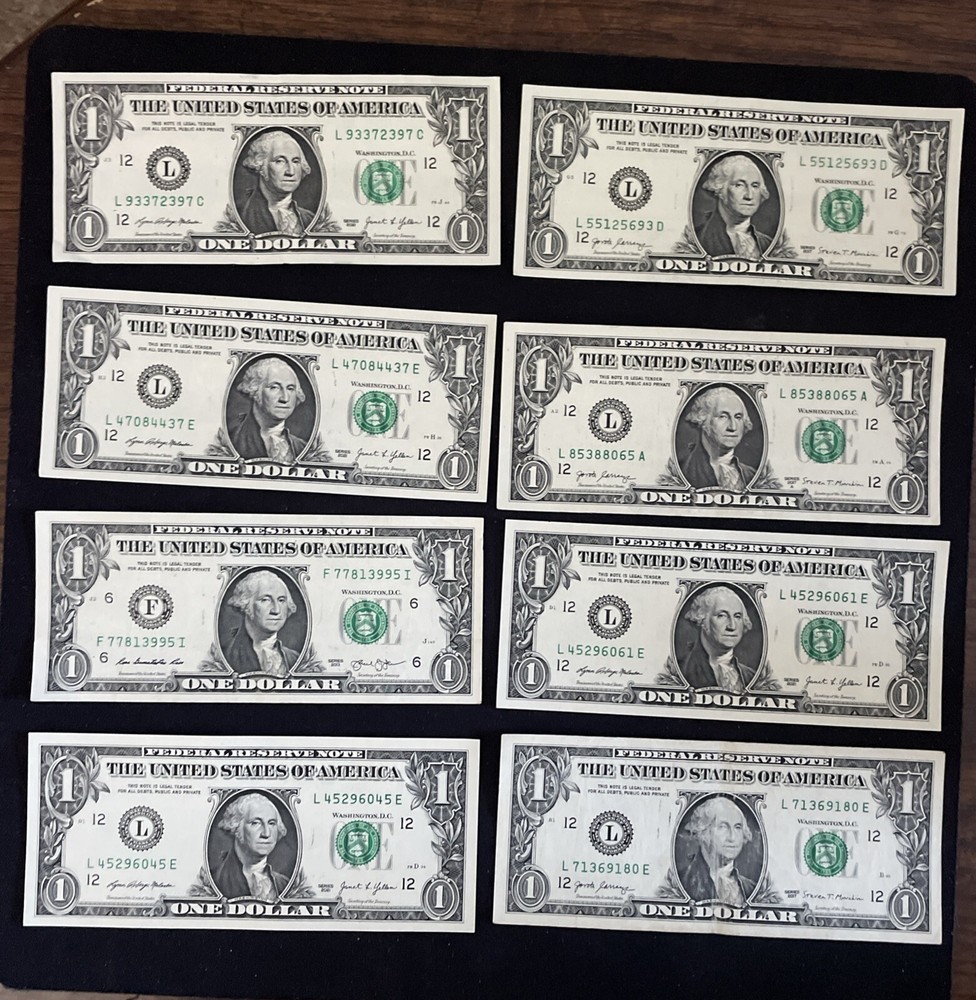 25 $1 FRN Wet Ink Transfer Errors. (WORTHLESS) Read Description!!!