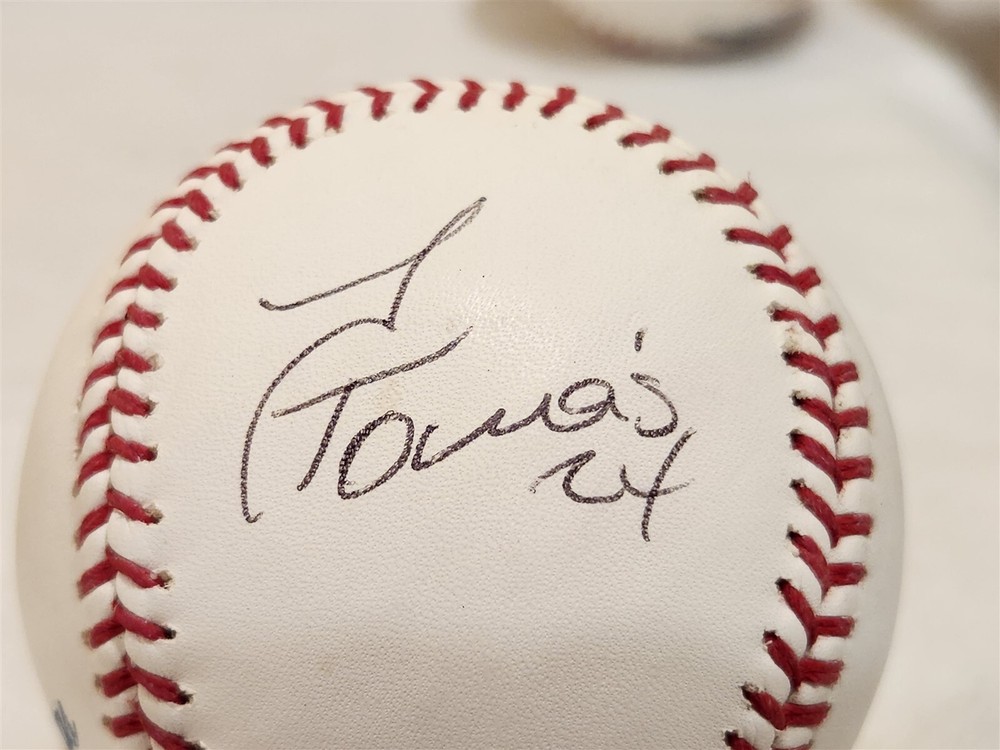 YASMANY TOMAS signed OML baseball JSA COA DIAMONDBACKS