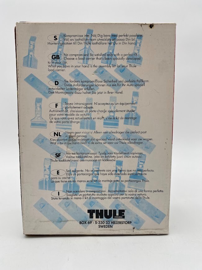 THULE kit set #179 JEEP Grand Cherokee. 92-