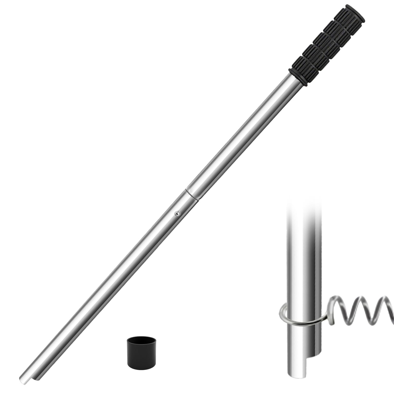 Pool Cover Tool, 26-1/2 Inch Long Pool Cover Anchor Removal Rod, Swimming Poo...