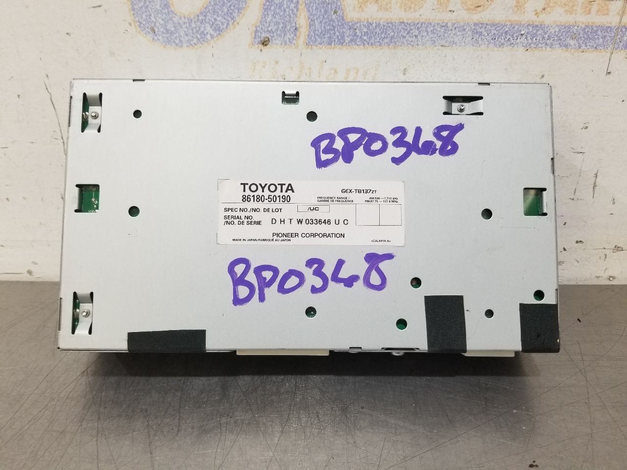 05 2005 LEXUS LS430 PIONEER TUNER 8618050190