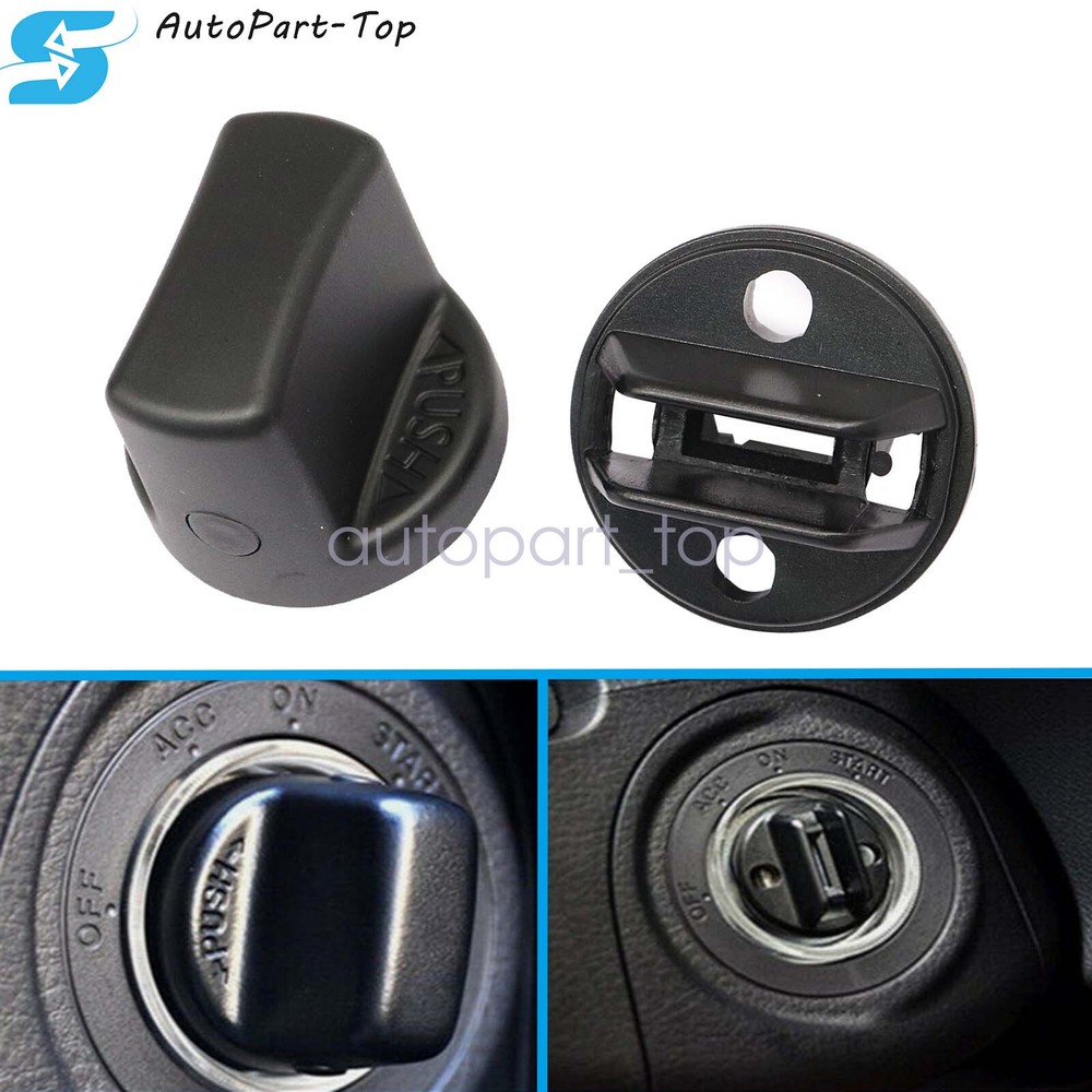 Fits Mitsubishi Lancer 2008-2017 Keyless Ignition Start Switch Knob Cap &Insert