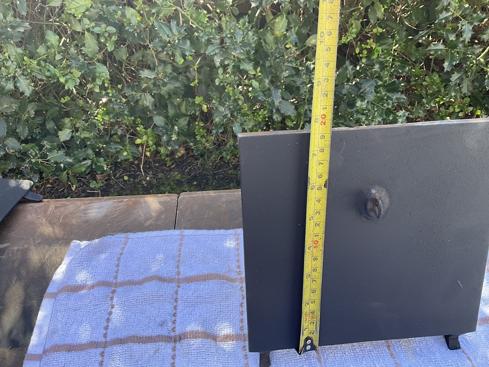 Cast Iron Fireplace Draft Plate - Damper Plate