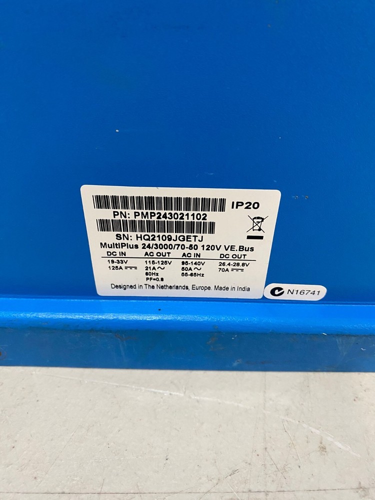 Victron Energy Inverter/Charge MultiPlus 24/3000 -- Untested!