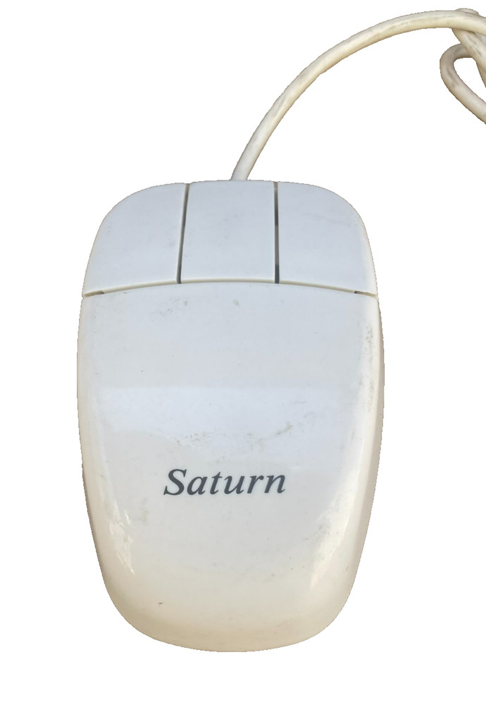 Saturn Wired Computer Mouse 3 Button S/N 0605148
