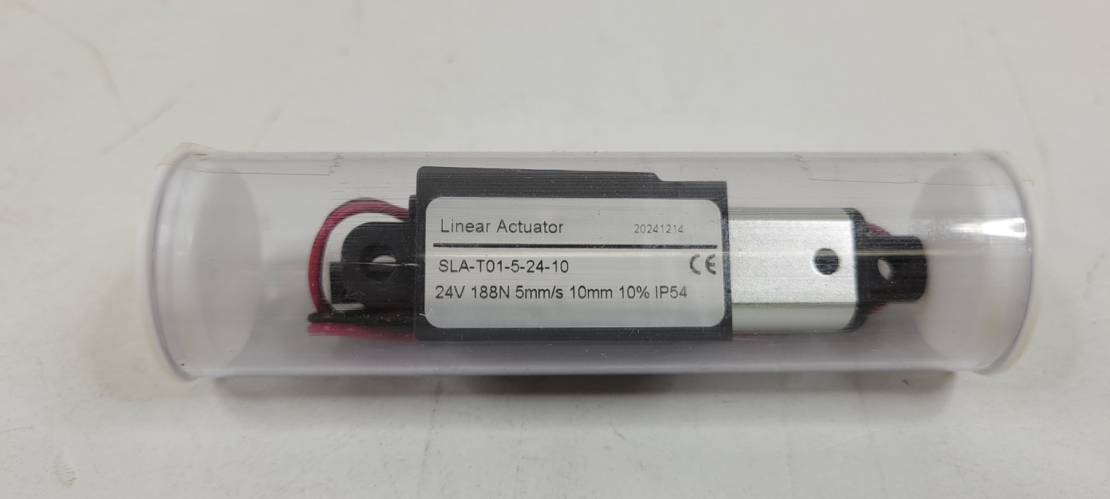 Electric Mini Micro Linear Actuator 10mm 0.4in 18N 5mm/s 24V SLA-T01 NEW