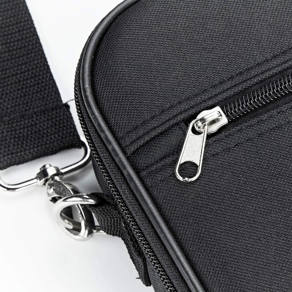 Secure Pool Balls Carrying Case with Extra Accessory Space - Nylon Sturdy Design
