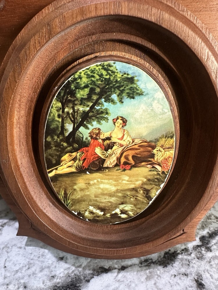 Antique Clock With Shelf