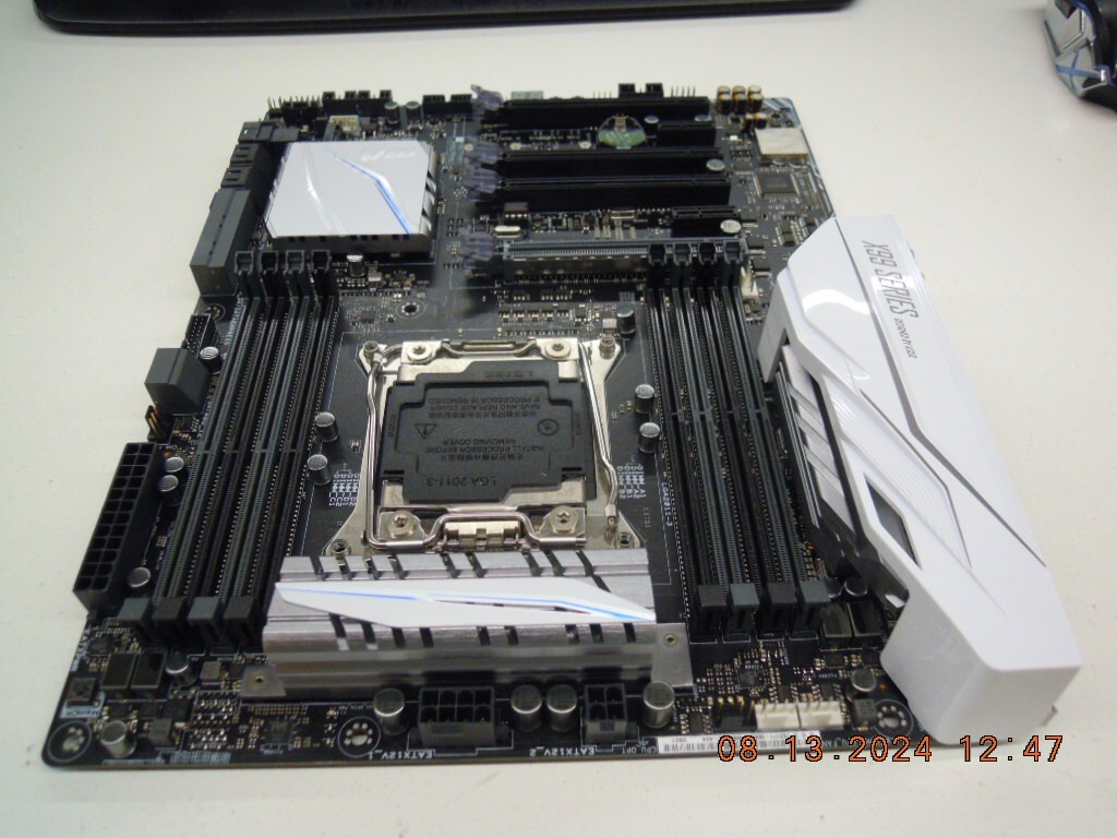 Asus X99-A II ATX Motherboard LGA 2011-V3 DDR4 M.2 USB3 + I/O Shield Latest BIOS