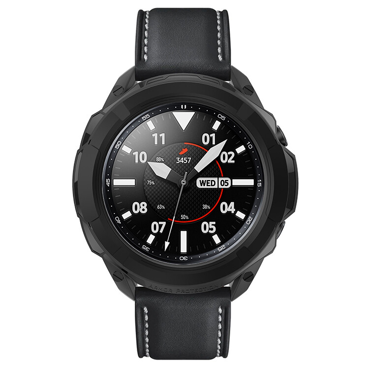For Samsung Galaxy Watch3 Armor Protective Case Scale Ring Protective Cover