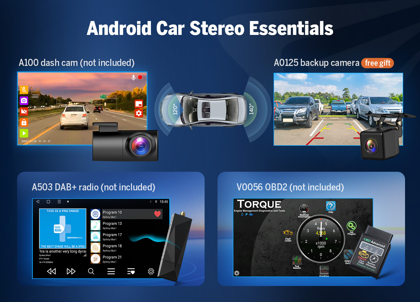 Android 13 10.1" Car Stereo GPS CarPlay For Chevy Silverado GMC Sierra 2014-2018