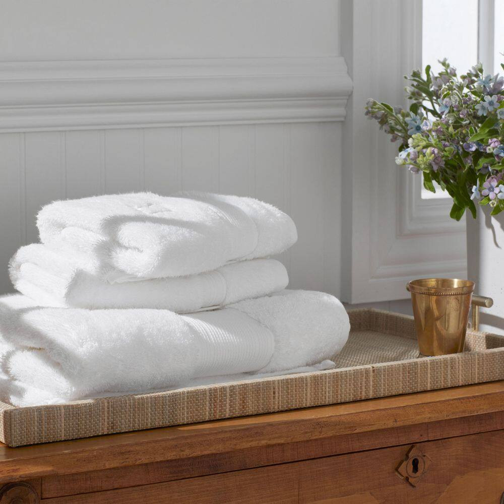 Legends Regal White Solid Egyptian Cotton Bath Towel