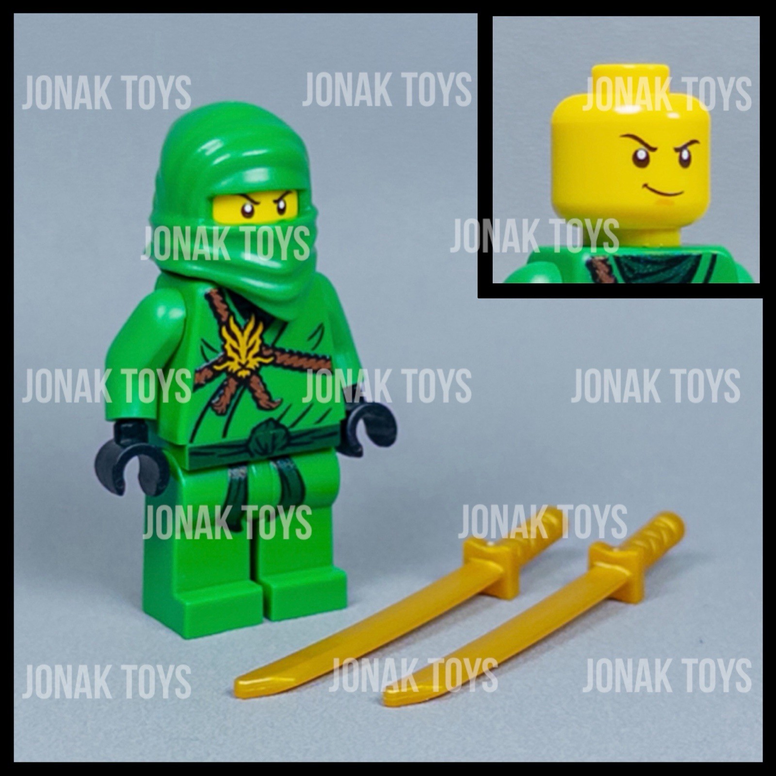 LEGO Ninjago Lloyd Golden Weapons / Honor Robe Custom Minifigure