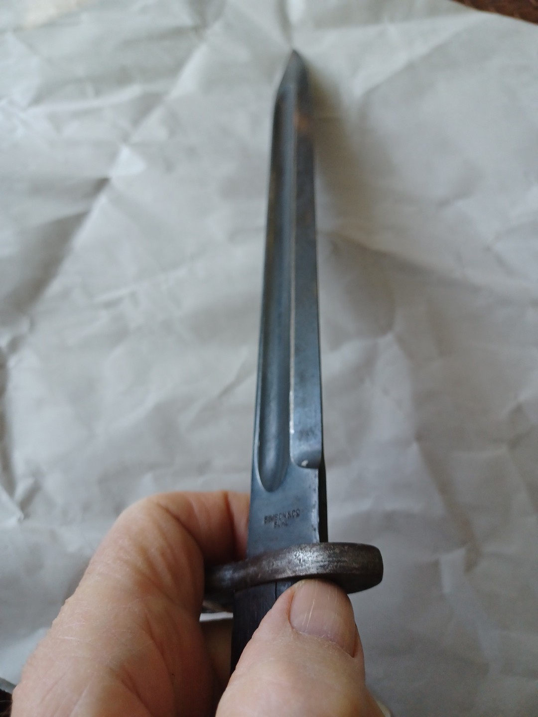 Portuguese M1904 Vergueiro Bayonet – Simson & Co Suhl – Pre-WWI / WWI Era