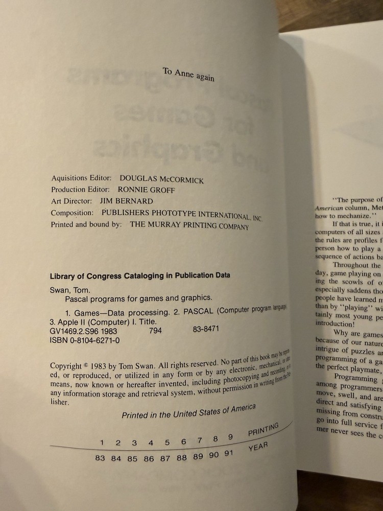 PASCAL Programs for Business in used PASCAL for the APPLE Tom Swan