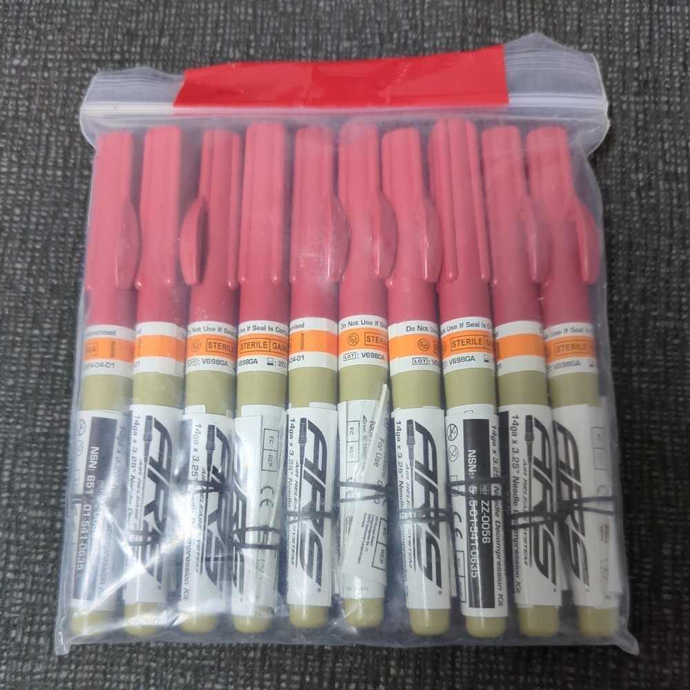 NAR ARS 14ga Decompression Needle Kit 10-Pack