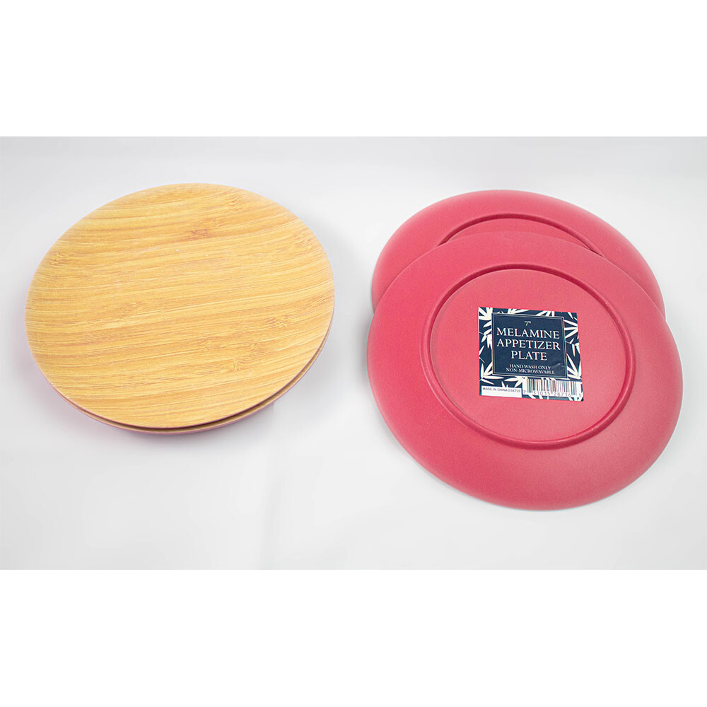 Kole Imports - Melamine Dining Set (Red)