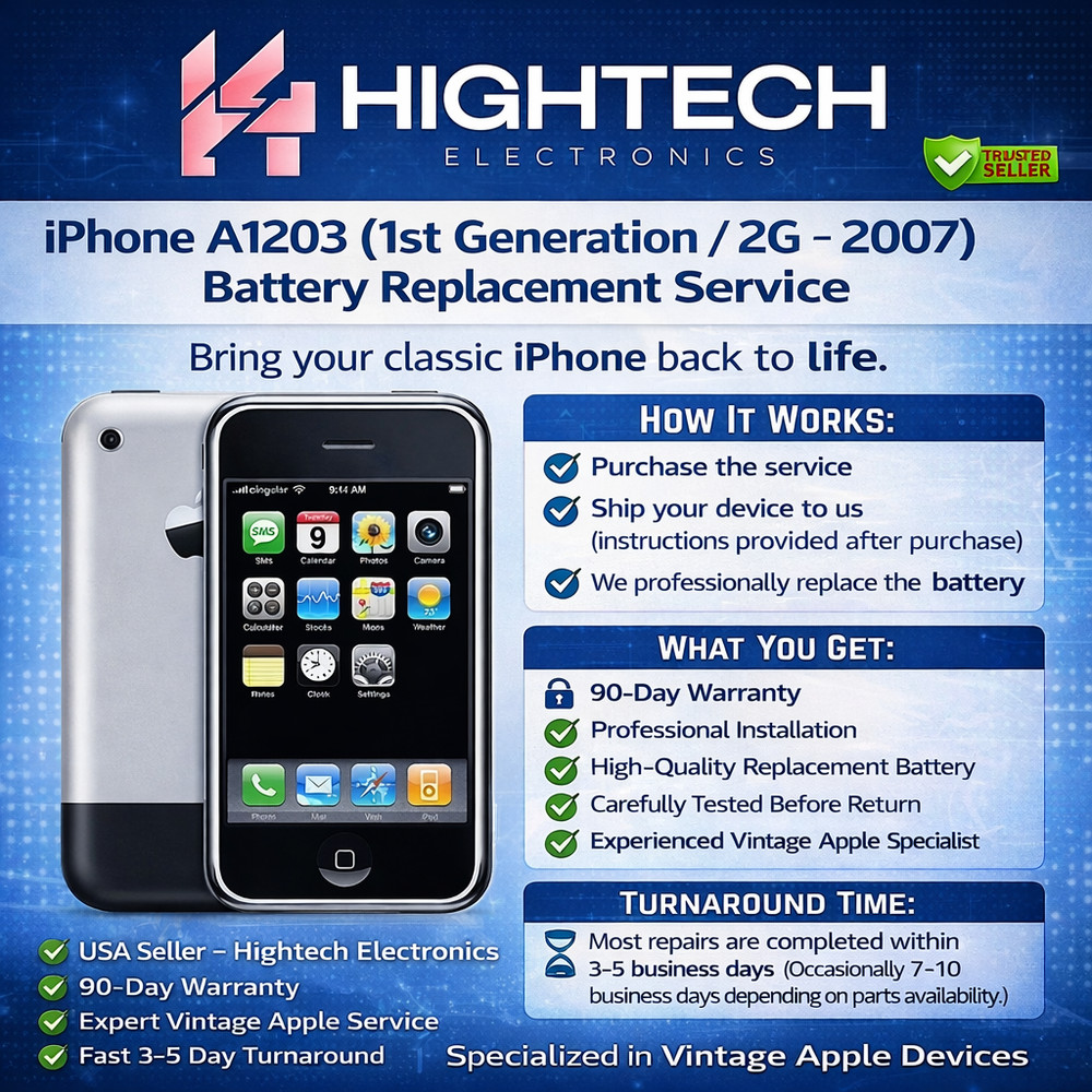 iPhone A1203 (1st Generation / 2G – 2007) Battery Replacement Service