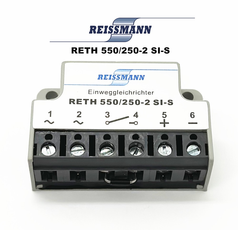 REISSMANN Einweggleichrichter RETH 550/250-2 SI-S Half Wave Rectifier module