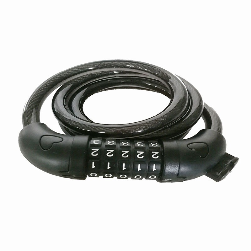 5 Digit Password Bicycle Chain Lock Cable Lock 47" Long