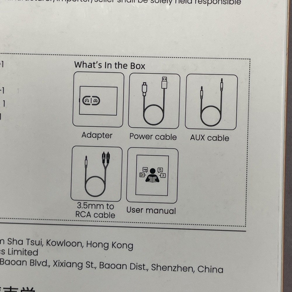 1Mii Transmitter Receiver Bluetooth 5.3 ML300 B0305 Black - New Open Box