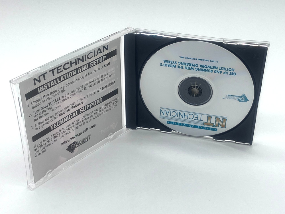 OBSOLETE SOFTWARE WINDOWS 98 NT TECHNICIAN GRADIENT INC