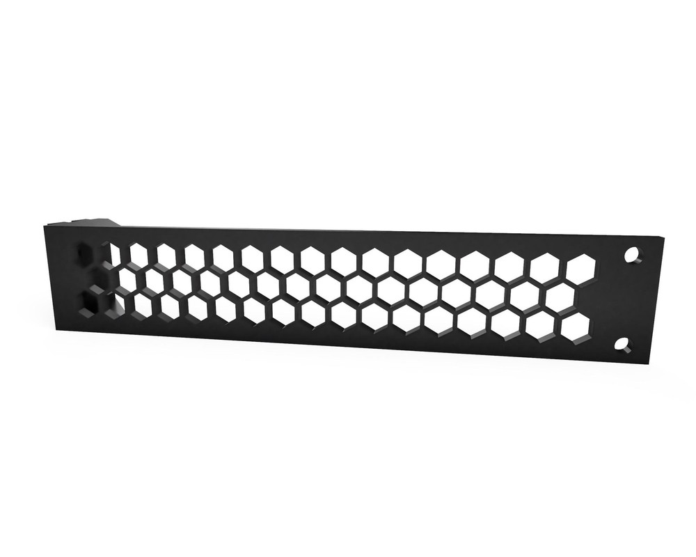 Vented 1U Rack Blank for 19" Rack